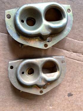 311823509d Volkswagen 2 Vw Ghia Type 3 1969 Hood Catch Strikers Latch Squareback Notchback