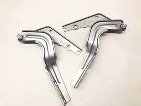 561823301c Volkswagen 2012-2019 Passat Hood Hinge Pair Lh Rh Reflex Silver La7w