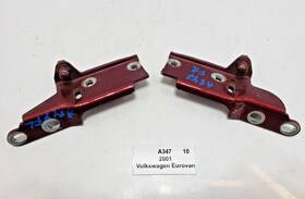 7d0.805.383 Volkswagen 1999-2003 Oem Eurovan Gls Front Left Right Hood Hinge Red Set