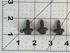 N90820401 Volkswagen Oem Vw Audi Hood Latch Bolts Set Of 3 - 6mm X 16mm