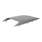 X1038b Mustangs Unlimited Fiberglass Hood Scoop With Turn Signals Mach