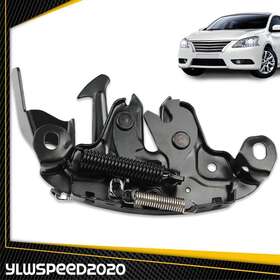 V-02ieh1657abk Ylwspeed20 Black Hood Lock Latch Fit For Nissan Sentra 2013-17 2019 65601-5ud0a