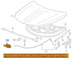 Gm Oem 14-20 Impala Hood Components-lock 84156187. Fixed Price $99.52.