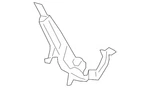 Genuine Audi Hinge 8S0-823-301-B. Fixed Price $211.59.