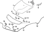 Genuine Nissan Hood Latch 65601-JL00A. Fixed Price $92.49.