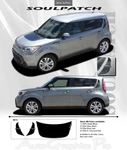 Soul Patch Stripes Hood Decals 3M Vinyl Graphics Fits 2014-2019 Kia By Agp. Fixed Price $112.00.