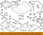 Subaru Oem 15-25 Ascent Components-hood Stopper 57275AL000. Fixed Price $7.16.