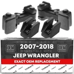 Hood Latch, Left & Right For Jeep Wrangler - Rubber Lock Catch Kit. Fixed Price $31.34.