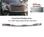Genuine 2021-2025 Gmc Yukon Front Bumper Hood Molding Trim Chrome 84956261. Fixed Price $85.00.