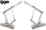 1966-67 Chevy Ii Nova Eddie Motorsports MS149-53P Billet Aluminum Hood Hinges. Fixed Price $776.00.