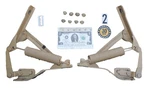 1975 1993 Volvo 240 260 Hood Hinges, 172-2 Rose Beige, 242 244 245. Fixed Price $165.65.