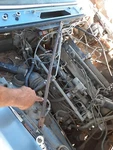 1982-87 Jaguar XJ6 Front Right Passenger Side Hood Support Rod. Fixed Price $36.50.