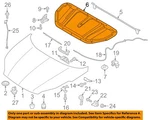 Kia Oem 17-22 Sportage Hood Components-insulator 81125D9000. Fixed Price $202.79.