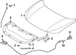 Genuine Nissan Hood Insulation Pad 65840-7LF0A. Fixed Price $192.62.