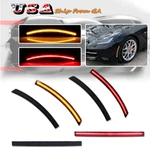 6X For 2014-19 Chevy Corvette C7 Bumper Side Marker Lights Reflector Lamp Smoked. Fixed Price $88.99.