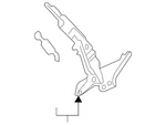 Genuine Audi Hinge 8W6-823-301-D. Fixed Price $255.57.