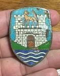 Vintage Original Puc Volkswagen Wolfsburg Emblem Hood Badge Vw Beetle 1950'S. Fixed Price $55.00.