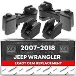 Hood Latch, Left & Right For Jeep Wrangler - Rubber Lock Catch Kit. Fixed Price $31.34.