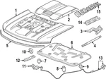 Genuine Gm Center Molding 85665019. Fixed Price $193.01.