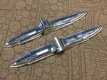 35 36 Mopar Ferro Chrome Hinge 17161 & 17162 Rh Lh Butt 8 1/2 Long Decorative. Fixed Price $99.99.