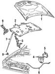 Genuine Ford Hinge F6DZ-16796-AA. Fixed Price $27.55.