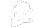 Genuine Audi Hood Release Handle Bracket 8R1-823-633-01C. Fixed Price $35.82.