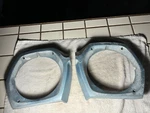 Used D22B-13052-AA & D22B-13064-AA Head Lamp Bezels 72-77 Ford Pinto Maverick. Fixed Price $68.00.