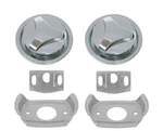 1970 Mustang Mach Hood Twist Lock Set. Fixed Price $443.40.