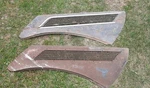 2 Oe Original 1937 Ford Driver's Side Hood Panels Stainless Trim Left. Fixed Price $149.00.