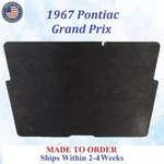 New 1967 Pontiac Grand Prix Hood Insulation Gray Rem #GPX-HIN-030. Fixed Price $84.99.