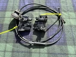 Mercedes-benz W126 C126 Hood Release Latches, Cable & Seal 85-91. Fixed Price $95.00.