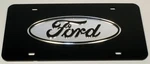 Ford Chrome Mirror License Plate Auto Tag F-150 Truck Diesel. Fixed Price $24.95.