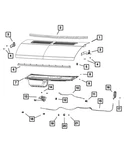 Genuine Mopar Hood Hinge Left 68095735AA. Fixed Price $89.96.