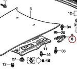 Genuine Honda 60170-S2A-000ZZ Hood Hinge. Fixed Price $68.48.
