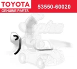 Toyota Land Cruiser FZJ100 Oem Genuine Hood Auxiliary Catch Hook 53550-60020. Fixed Price $48.00.