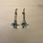 Original Jaguar Xke E-type Bonnet Release Handle Rod Assembly Lh Rh Pair Oem. Fixed Price $262.49.