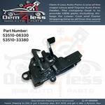 2023 Toyota Camry Hood Latch Lock Assembly 2022 Oem 53510-06330 / 53510-33380. Fixed Price $79.00.