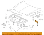 Gm Oem 17-19 XT5 Hood Components-side Seal 84025038. Fixed Price $37.16.