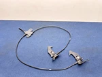 17-23 Jaguar F-pace Xe Xf Front Left Right Side Hood Lock Latches Cable Set Oem. Fixed Price $49.99.
