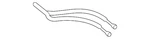 Genuine Porsche Release Cable 95B-823-531-B. Fixed Price $19.31.