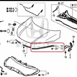 Genuine Front Right Rubber Hood Seal 2015-2021 Honda Hr-v 74142-T7J-H00 Thailand. Fixed Price $43.68.