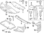 Genuine Lexus Hood Latch Support 53217-53903. Fixed Price $38.76.