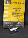 Nos 1960 Mercury Monterey Montclair Comet Hood Emblem Letter Nameplate. Fixed Price $33.24.