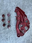 2005 Chrysler Crossfire Front Hood Hinge W/ Bolts Right Side - Red Oem. Fixed Price $51.74.