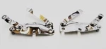 Ford Car 1938-1940 Delivery 1940-1941 Hood / Bonnet Hinge Bracket Set Stainless. Fixed Price $125.00.
