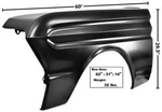 1964-65 Ford Falcon & Ranchero W/o Molding Holes Fender Lh. Fixed Price $691.52.