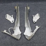 2002-2005 Ford Explorer Hood Hinges Pair Set Yz White W/ Support Brackets 74133. Fixed Price $42.99.