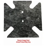Hood Insulation Pad For 1971-1972 Pontiac Grandville 1/2" Gray/black 1PC. Fixed Price $148.86.