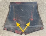 1970 Amc Amx And Javelin Ram Air Brackets. Fixed Price $22.00.
