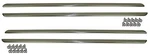 1948 1949 Ford Truck Hood Side Trim Piece Kit With Fasteners New 7C-16720 Oval. Fixed Price $89.00.